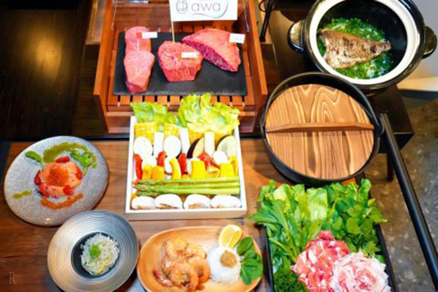 淡路ビーフBBQ ＆ 旬の海鮮鍋「極み」セット 